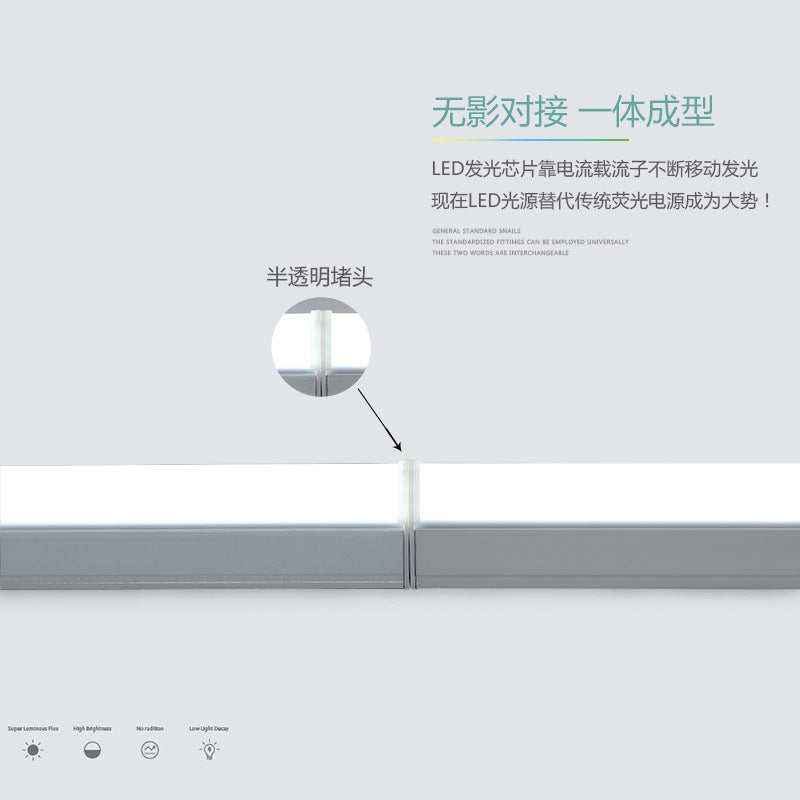 T5 square integrated led lamp light box advertising optoelectronics Zhongshan fluorescent lamp display cabinet light source bracket