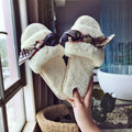2024 new autumn cotton slippers wholesale women's plush slippers factory direct one-strap indoor floor slippers for women
