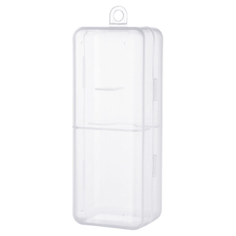 Factory direct sales baby pacifier medicine feeder storage box high transparency PP dust packaging box feeding supplies plastic box