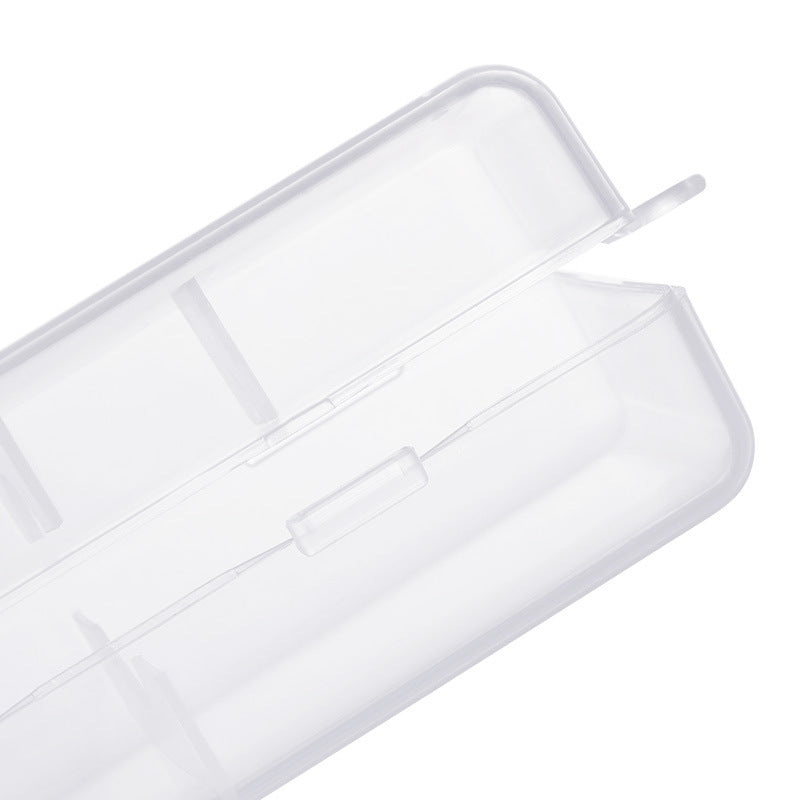 Factory direct sales baby pacifier medicine feeder storage box high transparency PP dust packaging box feeding supplies plastic box