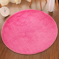 Silk wool round rug, floor mat, living room bedroom carpet, bedside mat, foot mat, computer chair pad, yoga mat