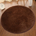 Silk wool round rug, floor mat, living room bedroom carpet, bedside mat, foot mat, computer chair pad, yoga mat