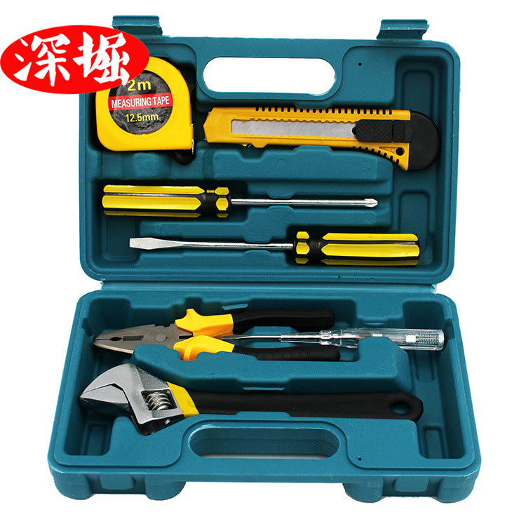 Deep Dig Toolbox Set Hardware Tools Set 8008 Portable Combination Tool with Wrench Gift Tool Set