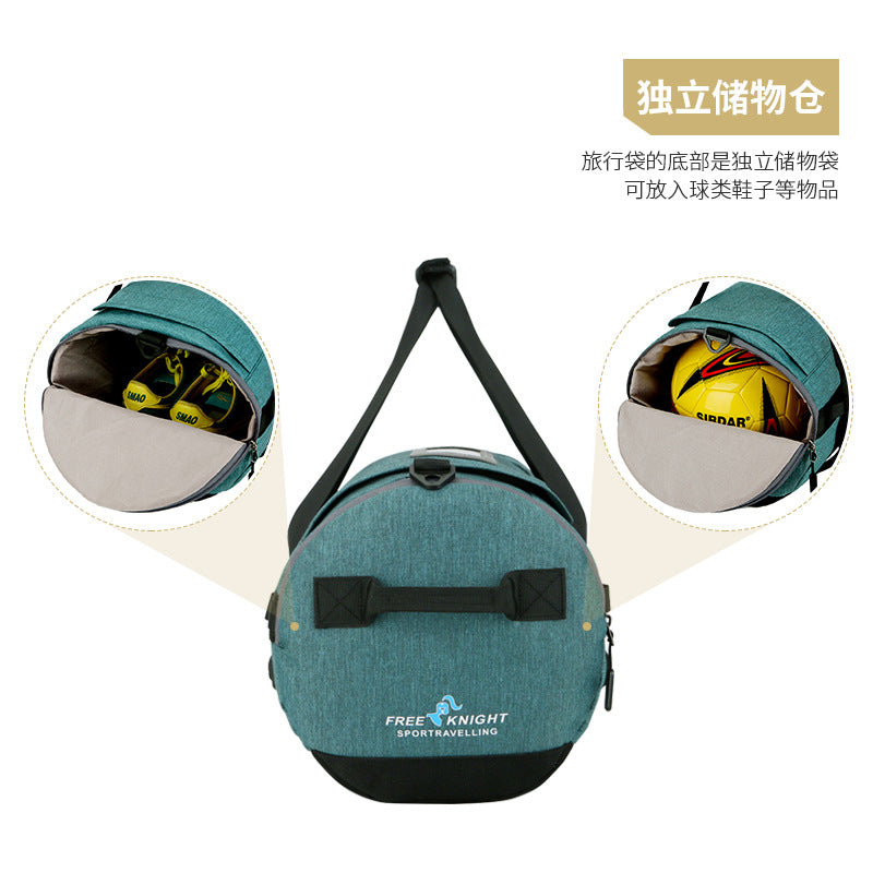 , new large-capacity travel bag, waterproof and anti-theft fitness bag, football training bag.