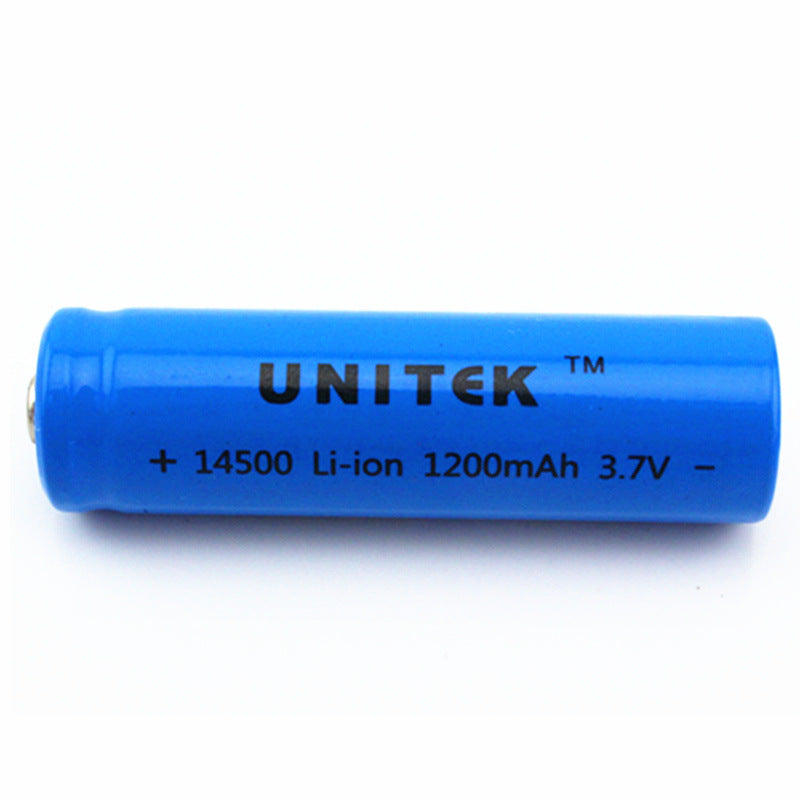 Manufacturer wholesale No. 5 14500 lithium battery, strong light flashlight rechargeable lithium battery