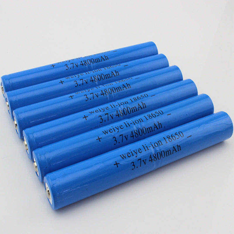 18650 lithium battery strong light, explosion-proof flashlight one-piece battery, extended parallel 3.7V lithium battery