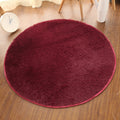 Silk wool round rug, floor mat, living room bedroom carpet, bedside mat, foot mat, computer chair pad, yoga mat