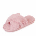 2024 fall/winter new fuzzy slippers for women, open-toe cotton slippers for home, crossover outdoor slippers, plus size women's slippers, thong sandals
