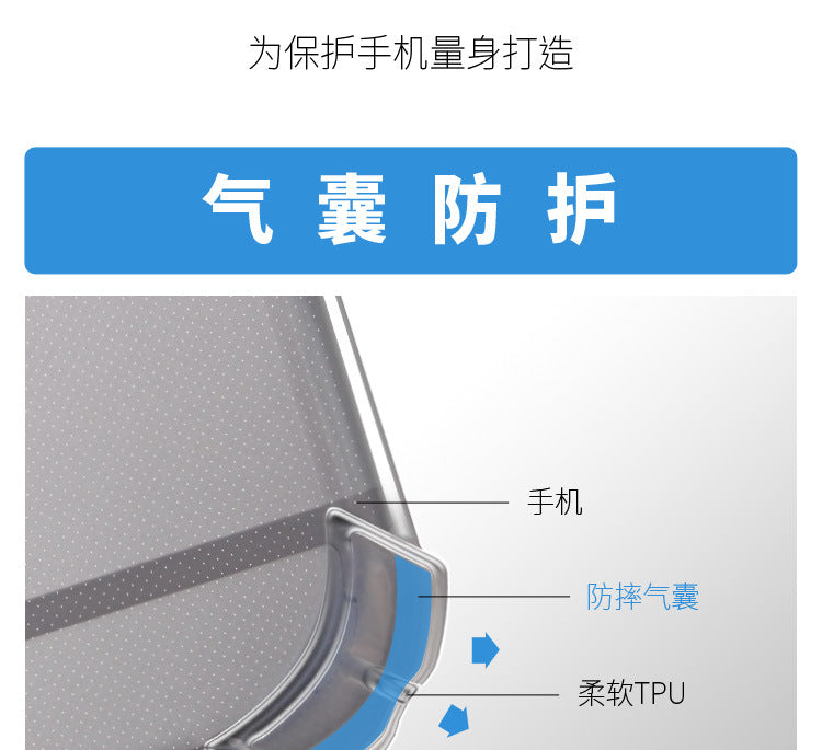 Suitable for iphone16 four-corner airbag anti-fall mobile phone case apple 8xrmax7 protective case iphone6splus