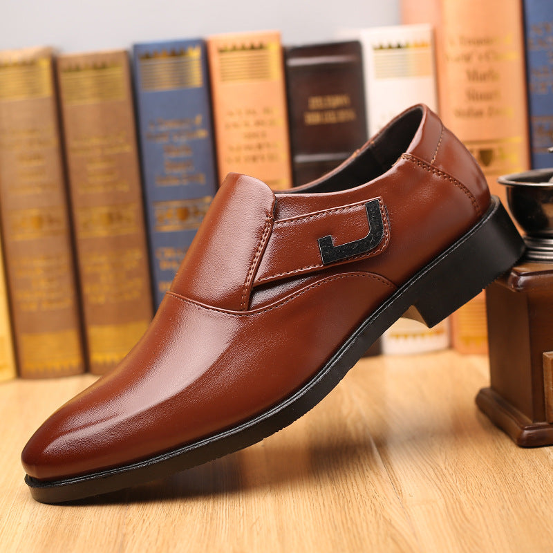 Plus sizecasual leather shoes men's shoes soft leather men cross-border formal business new arrival british k-style shoes
