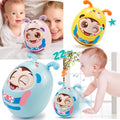 Baby toy teether 3-12 months educational biteable kids baby 0-1 year old child large winking tumbler