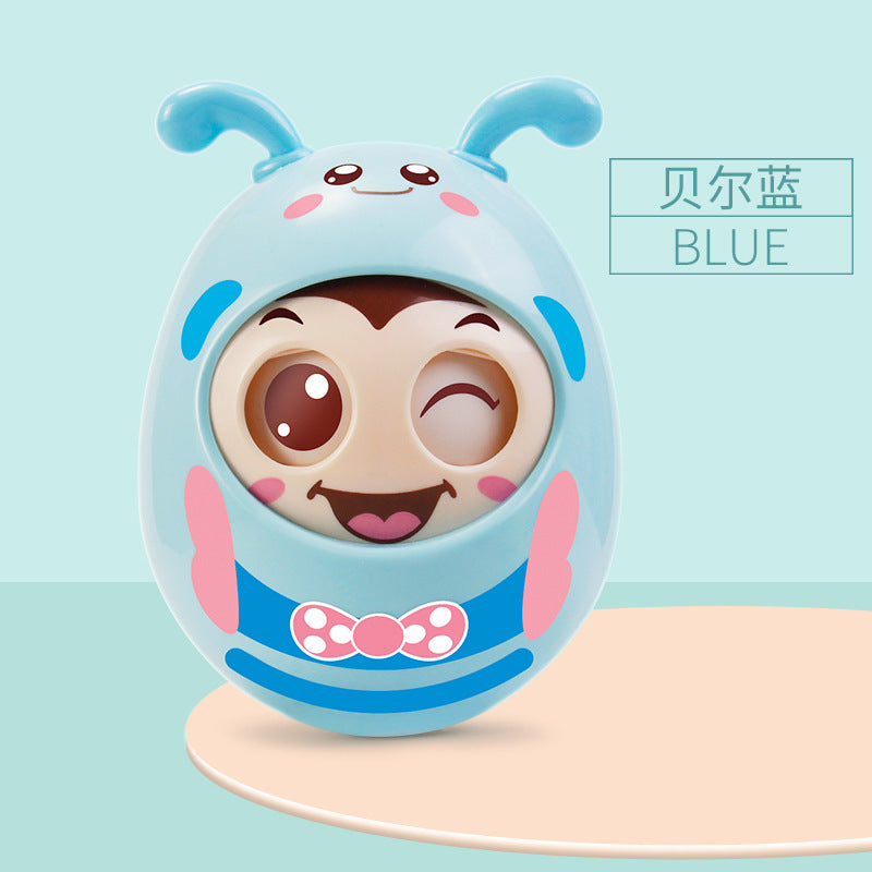 Baby toy teether 3-12 months educational biteable kids baby 0-1 year old child large winking tumbler