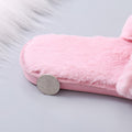 2024 fall/winter new fuzzy slippers - stylish pearl embellished flat slides, warm home cotton slippers for women - dropshipping available