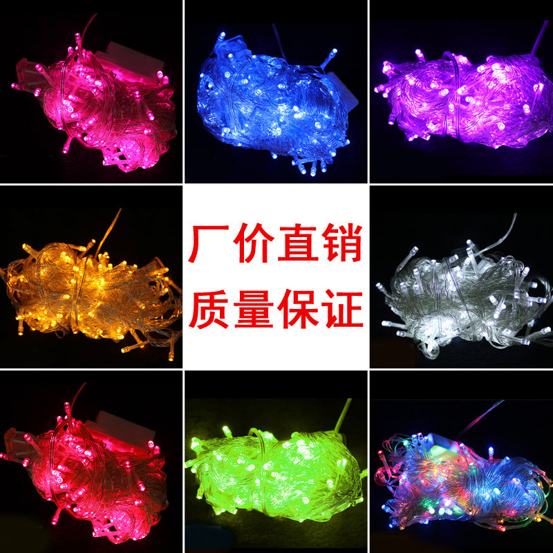Factory led gypsy lights, outdoor waterproof flashing lights, dormitory rooms, holiday decoration color-changing shopping mall engineering lights