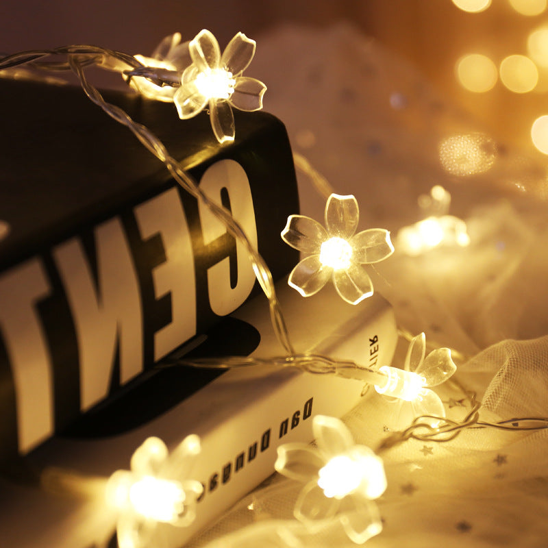 LED small colorful lights flashing dreamy literary girl heart room Korean dormitory bedroom arrangement romantic fresh string lights