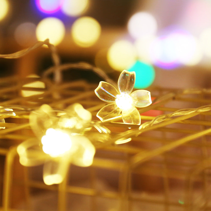 LED small colorful lights flashing dreamy literary girl heart room Korean dormitory bedroom arrangement romantic fresh string lights