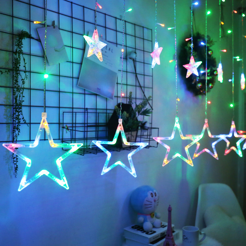 LED star lights, gypsy flashing lights, room bedroom curtain lights, dormitory small lights decorative light strings