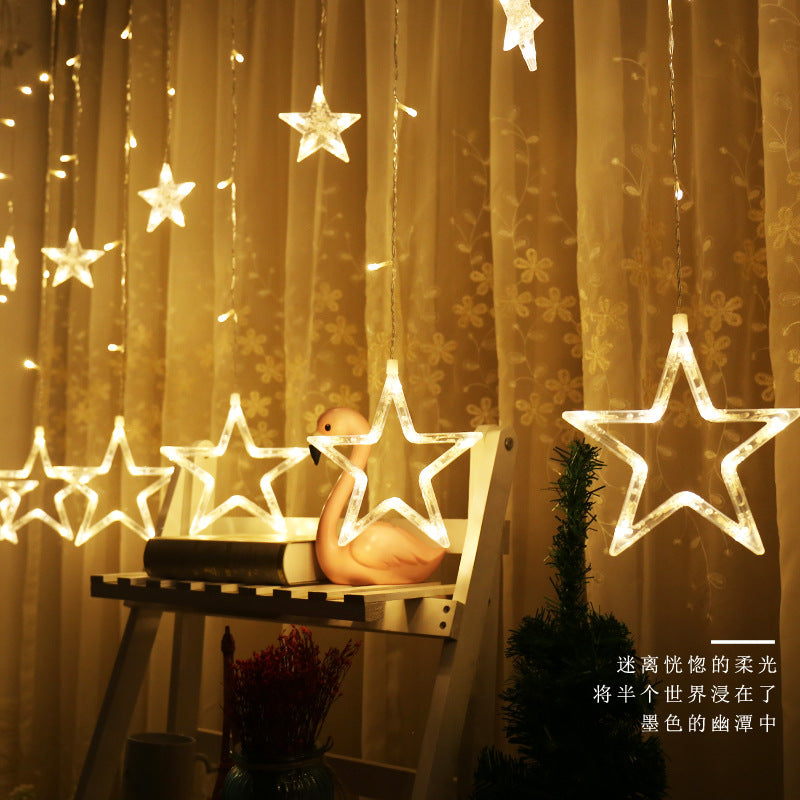 LED star lights, gypsy flashing lights, room bedroom curtain lights, dormitory small lights decorative light strings