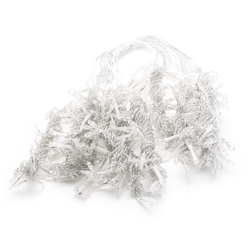 Cross-border led lights string lights ins gypsy wedding curtain lights, curtain waterfall live broadcast background ice strip flashing lights