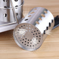 304 stainless steel chopstick barrel thickened creative drain chopstick barrel round chopstick cage suit chopstick holder tableware