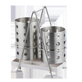 304 stainless steel chopstick barrel thickened creative drain chopstick barrel round chopstick cage suit chopstick holder tableware