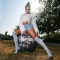 Hot-selling european and american women's fall/winter sweater cardigan -  &  bestseller: handmade tassel knit pullover sweater