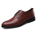 New men's casual shoes, extra large sizes, business formal leather shoes, men's lace-up versatile wedding shoes