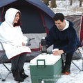 Pullover fleece thickenedlong pajamas heattech tv blanket outdoor cold-proof nightgown couple outfit sweatshirt fleece heattech