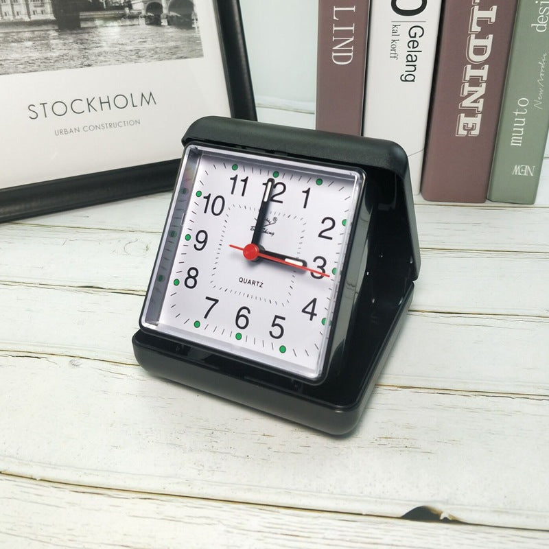 Creative Box Clock Large Classic Alarm Clock Student Bedside Clock Convenient Travel Clock 2658