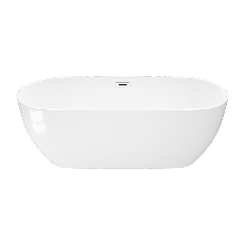Simple style oval hotel home bathroom independent acrylic bathtub, QT-060 directly from the manufacturer