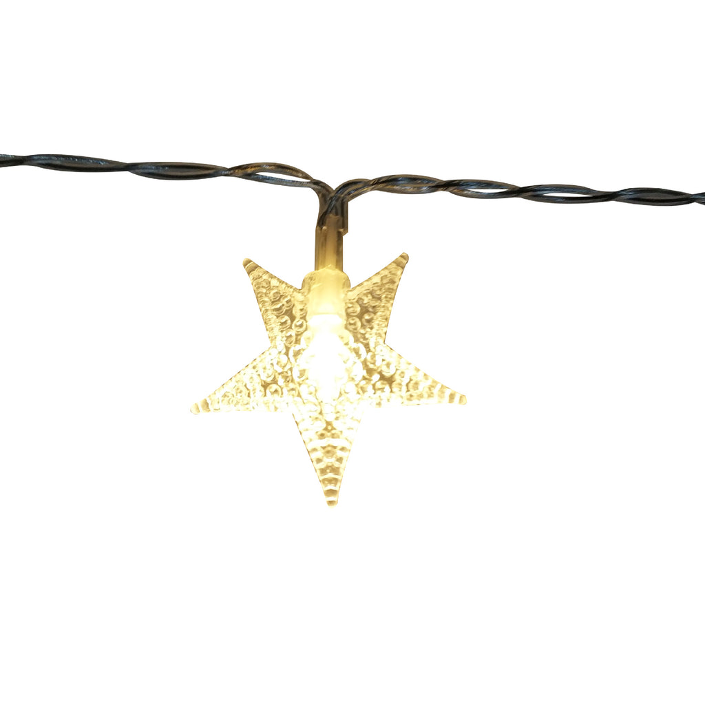 LED holiday lights star string, outdoor lighting window background Christmas Internet celebrity five-pointed star lights room decoration