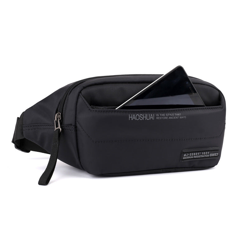 Cross-border exclusive new outdoor multi-functional fanny pack fashion casual men's breast bag messenger bag running mountaineering fanny pack