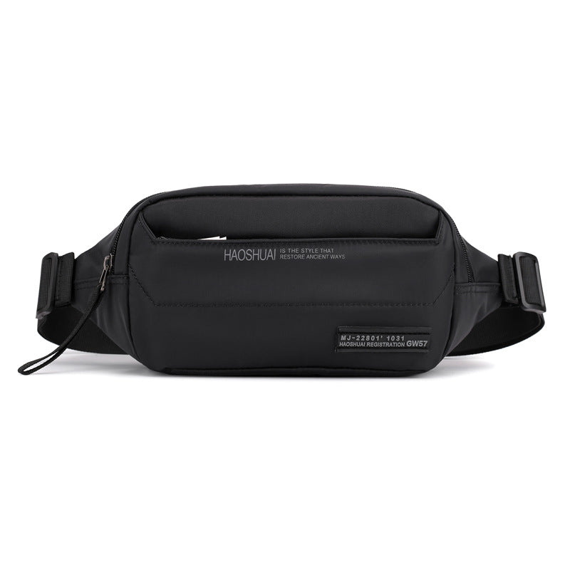 Cross-border exclusive new outdoor multi-functional fanny pack fashion casual men's breast bag messenger bag running mountaineering fanny pack