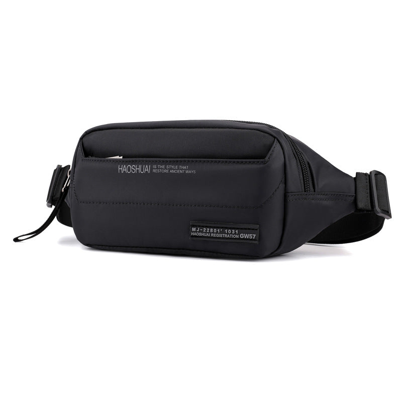 Cross-border exclusive new outdoor multi-functional fanny pack fashion casual men's breast bag messenger bag running mountaineering fanny pack