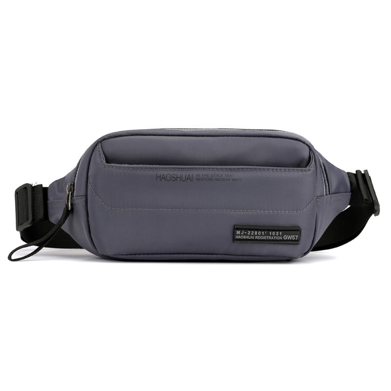 Cross-border exclusive new outdoor multi-functional fanny pack fashion casual men's breast bag messenger bag running mountaineering fanny pack