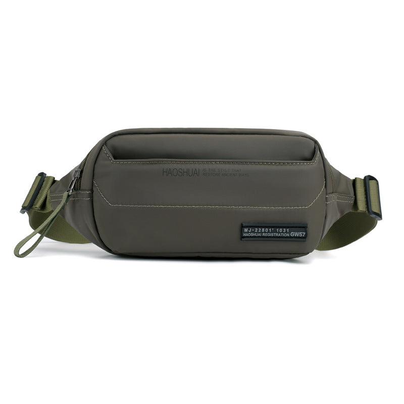 Cross-border exclusive new outdoor multi-functional fanny pack fashion casual men's breast bag messenger bag running mountaineering fanny pack