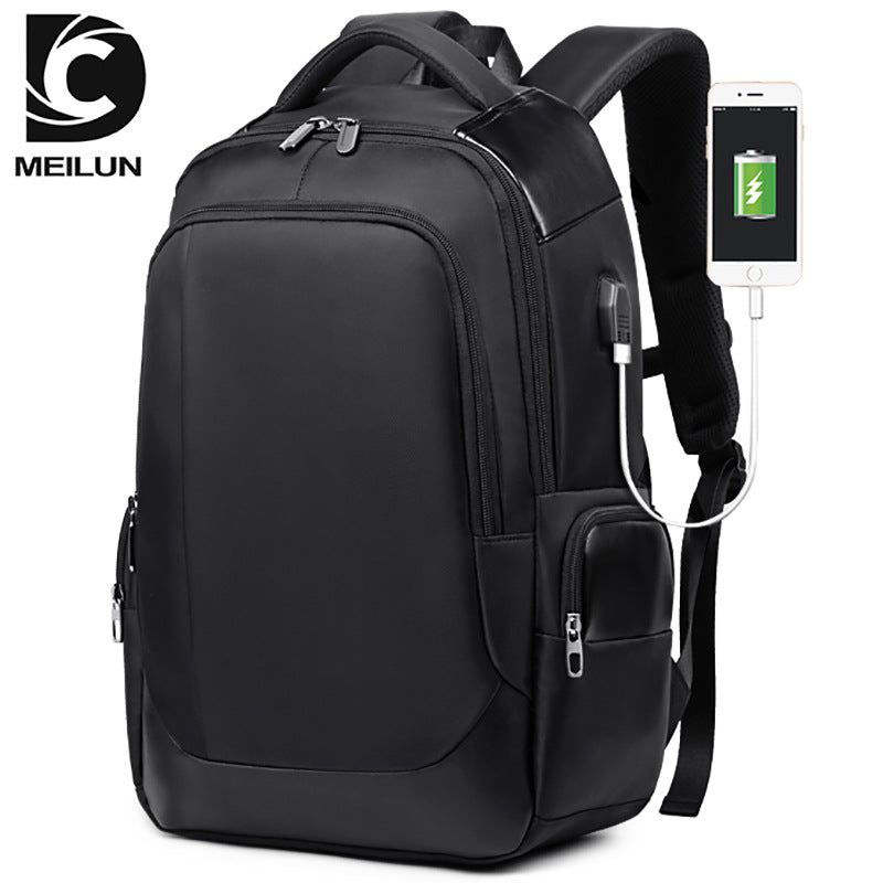 New trendy large-capacity backpack male Korean version casual computer backpack business bag travel bag student schoolbag