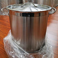Thickened compound bottom 304 stainless steel soup bucket with cover hotel kitchen multi-purpose commercial compound bottom bucket large soup pot bucket