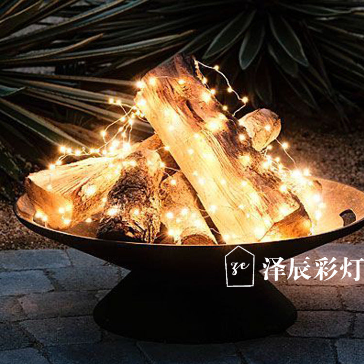 Hot-selling led waterproof copper wire light string ins Internet celebrity wedding decoration gift box filler Gypsy decorative copper wire light