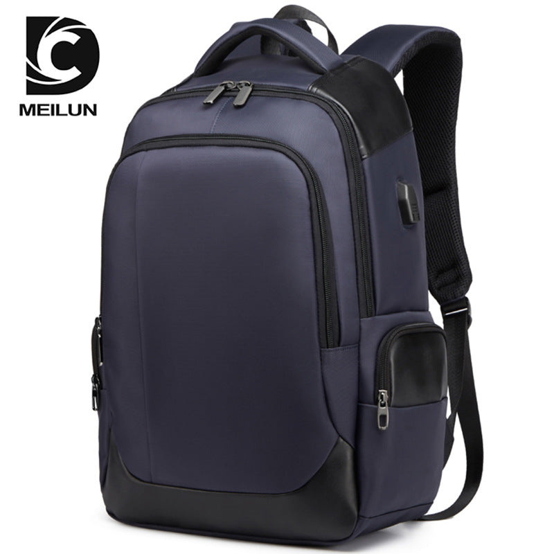 New trendy large-capacity backpack male Korean version casual computer backpack business bag travel bag student schoolbag