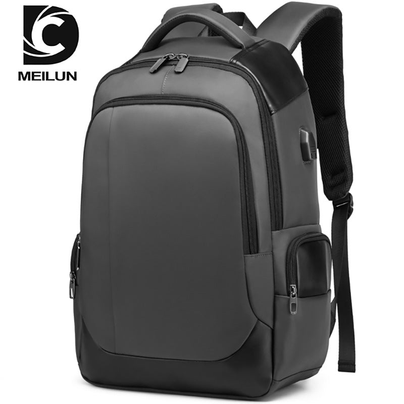 New trendy large-capacity backpack male Korean version casual computer backpack business bag travel bag student schoolbag