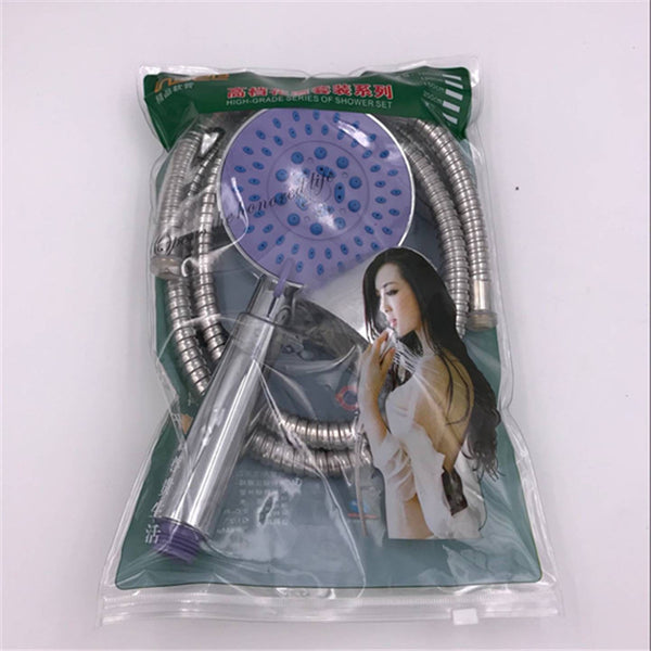 Gulangyu rain shower shower nozzle set large outlet bathroom bath household bath pressurized water heater