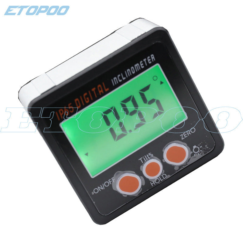 HUOTO 4 * 90 degree IP65 green light, tilt box, angle meter, with background light