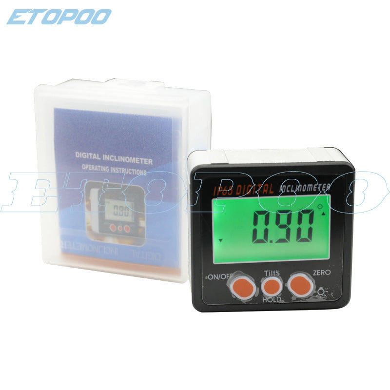 HUOTO 4 * 90 degree IP65 green light, tilt box, angle meter, with background light