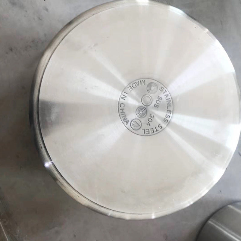 Thickened compound bottom 304 stainless steel soup bucket with cover hotel kitchen multi-purpose commercial compound bottom bucket large soup pot bucket