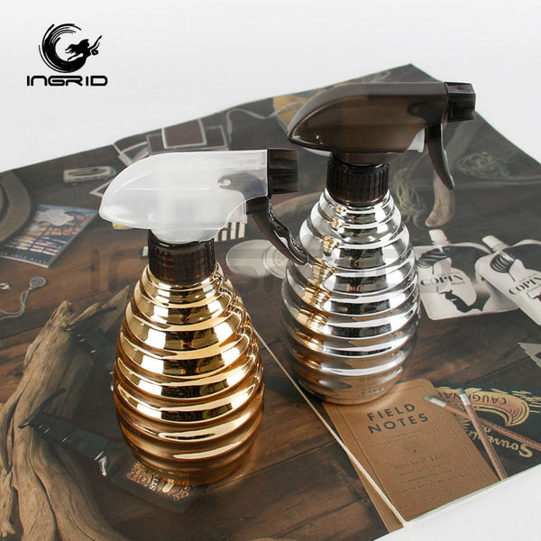 Hair salon dry hair spray pot fine mist hair styling spray kettle gold-plated grenade hair tool high pressure continuous watering can