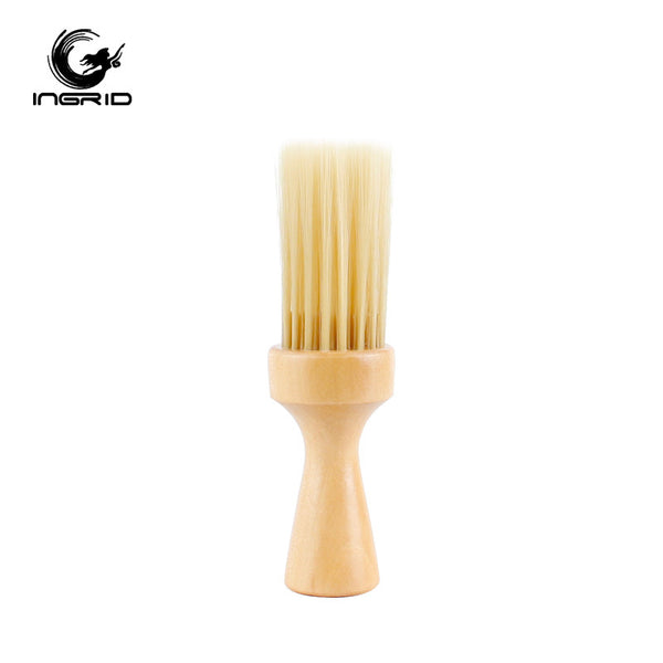 Solid Wood Handle Brush Hair Salon Sweep Broken Hair Brush Soft Hair Cleaning Brush Multifunctional Hair Tool Brush