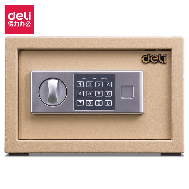 Deli office safe, office commercial household small mini safe, electronic password anti-theft safe deposit box