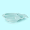 Private label personalized cartoon kids tableware divided plate toddler training lunch box baby food bowl feeding food grade