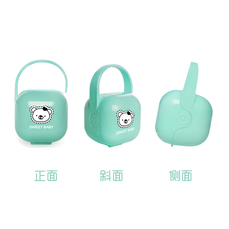 Source manufacturer pacifier storage box infant pp plastic box pacifier box bite box food grade pp box